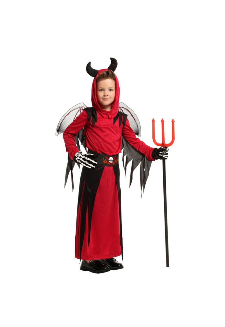 Disfraz Cosplay Diablo Demonio Infantil-3