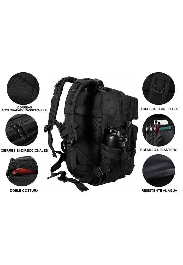Mochila táctica 45L Alpha Galaxia TITAN FIT-5