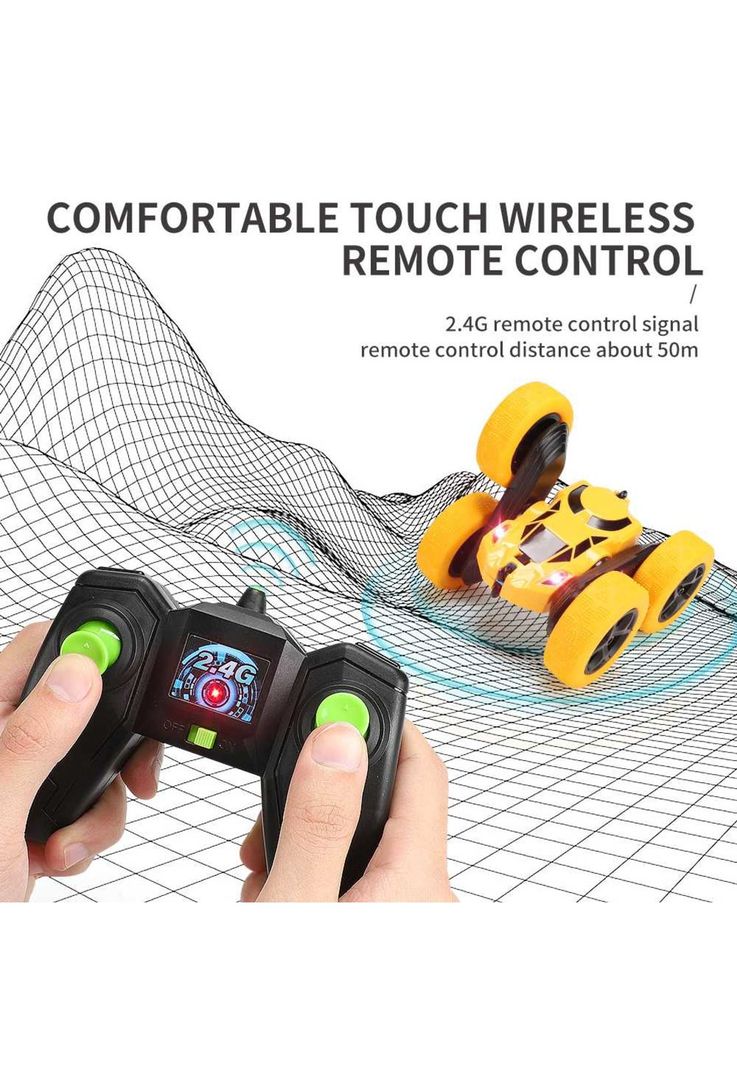 Auto Radio Controlado Extremo Doble Traccion Giro 360°-5