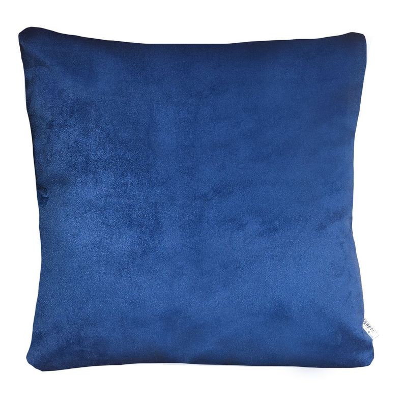 FUNDA COJIN DECORATIVO DISENO AZUL OSCURO 60x60 Azul Marino