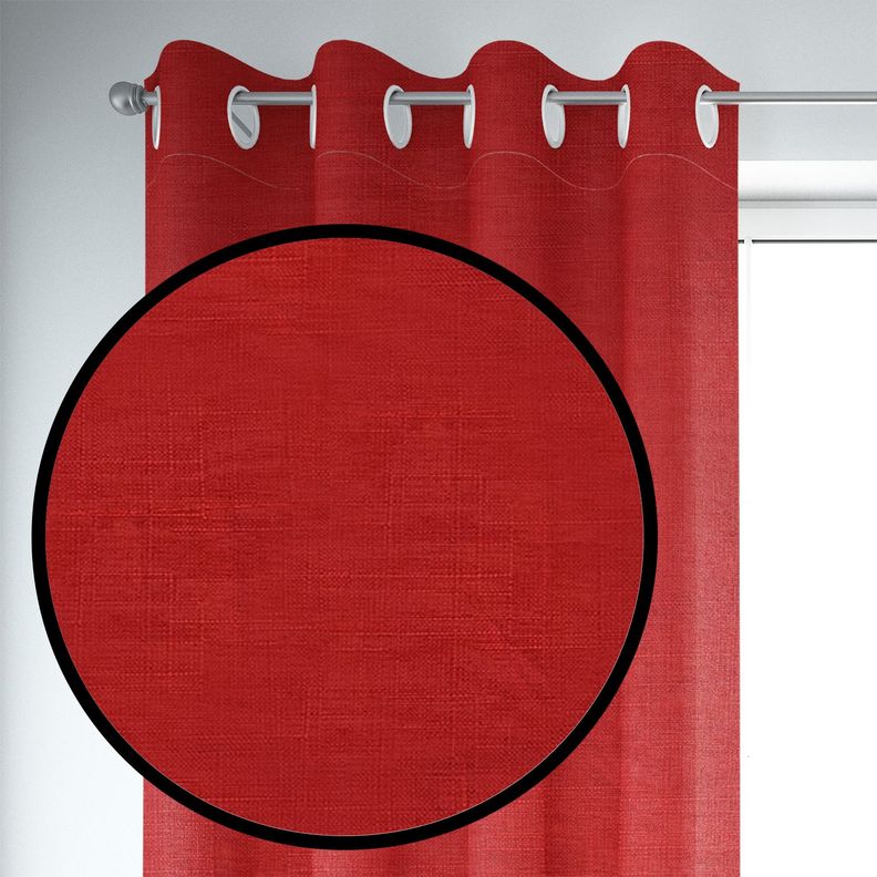 Set de Cortinas Blackout 2 Paños de 140 x 220 cm rojo-2