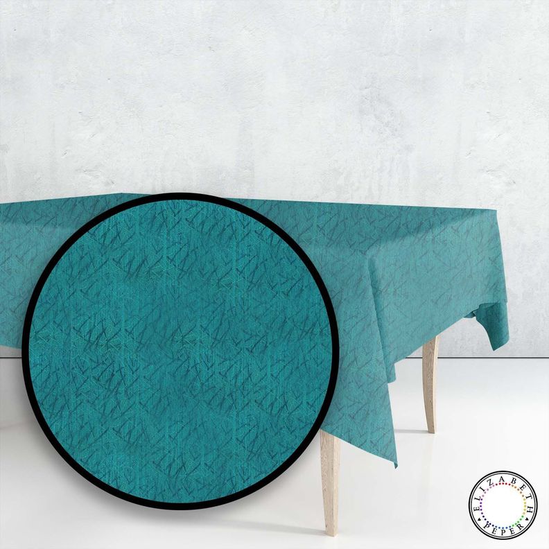 Mantel para Mesa de Tela 140x240 cm Turquesa-3