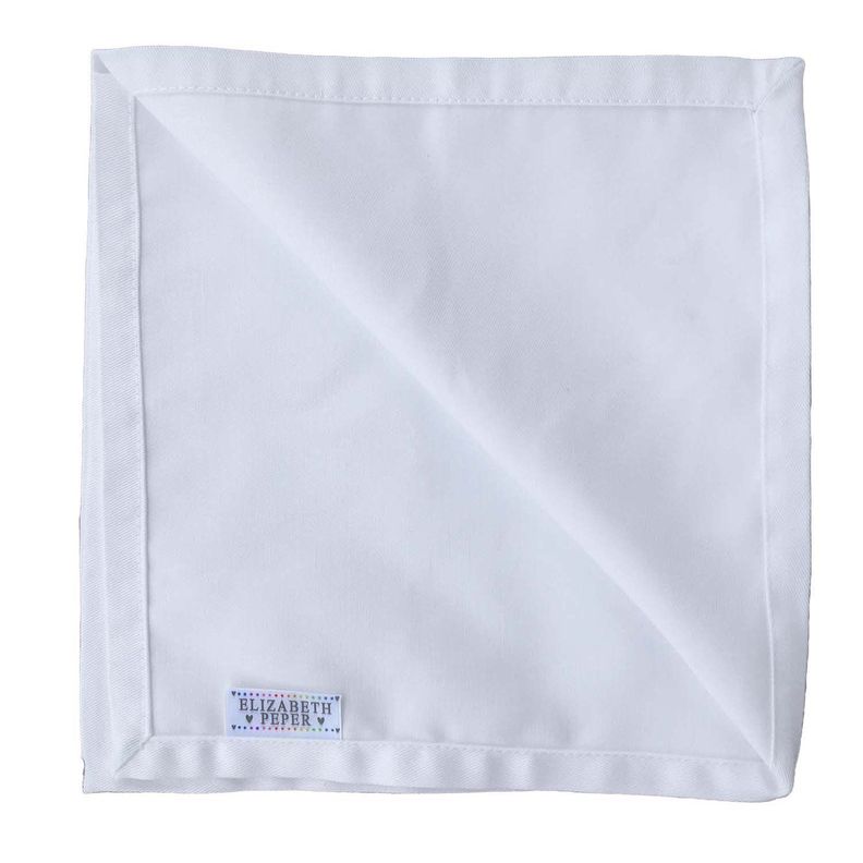 JUEGO DE 6 SERVILLETAS DE TELA 45X45 BLANCO-2
