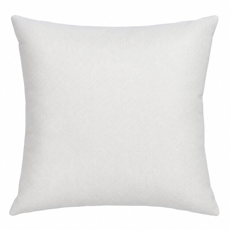 Cojin Decorativo Diseno Lino Crudo 60x60 Relleno Blanco