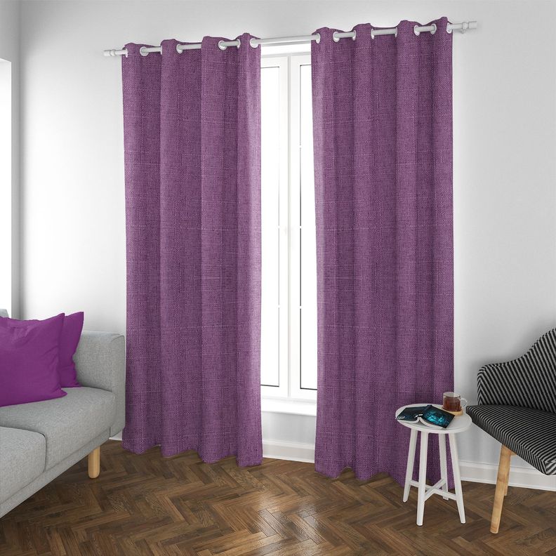 Set de Cortinas Blackout 2 Paños de 140 x 220 cm Morado-1