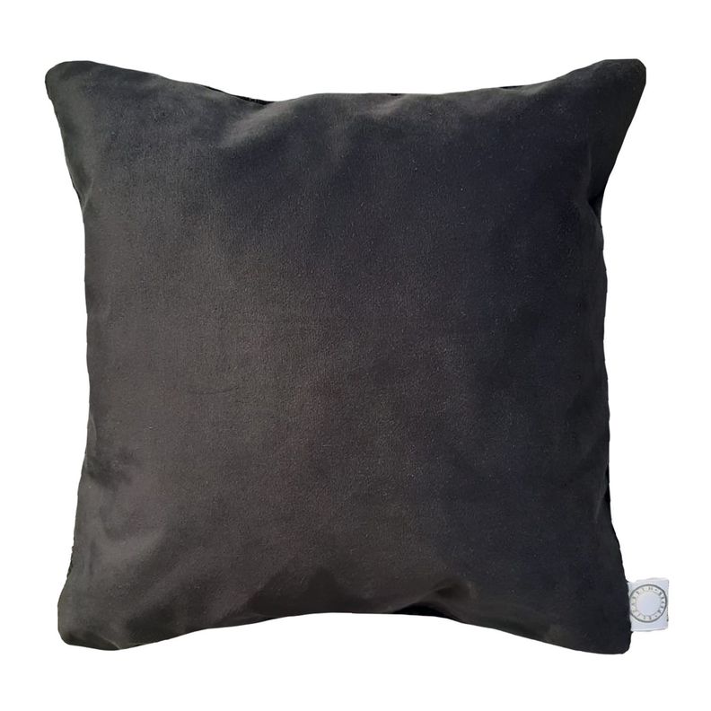 COJIN DECORATIVO DISEÑO SUAVE NEGRO 60X60 RELLENO-0