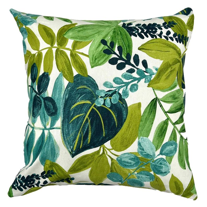 Cojin Decorativo Diseno Verde Botanico 60x60 Relleno No requiere variantes por talla