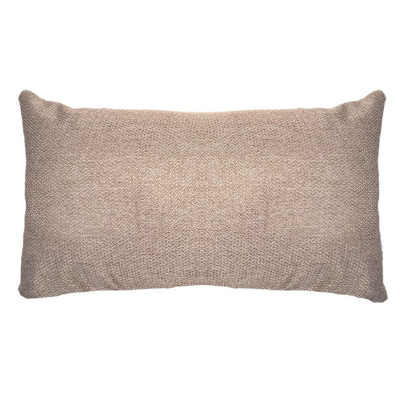 COJIN DECORATIVO DISEÑO LINO BEIGE OSCURO 50X30 RELLENO-0