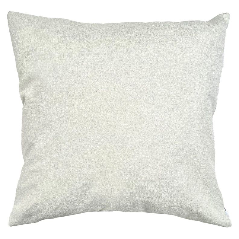 Cojin Decorativo Diseño Lino Blanco 50x50 Relleno
