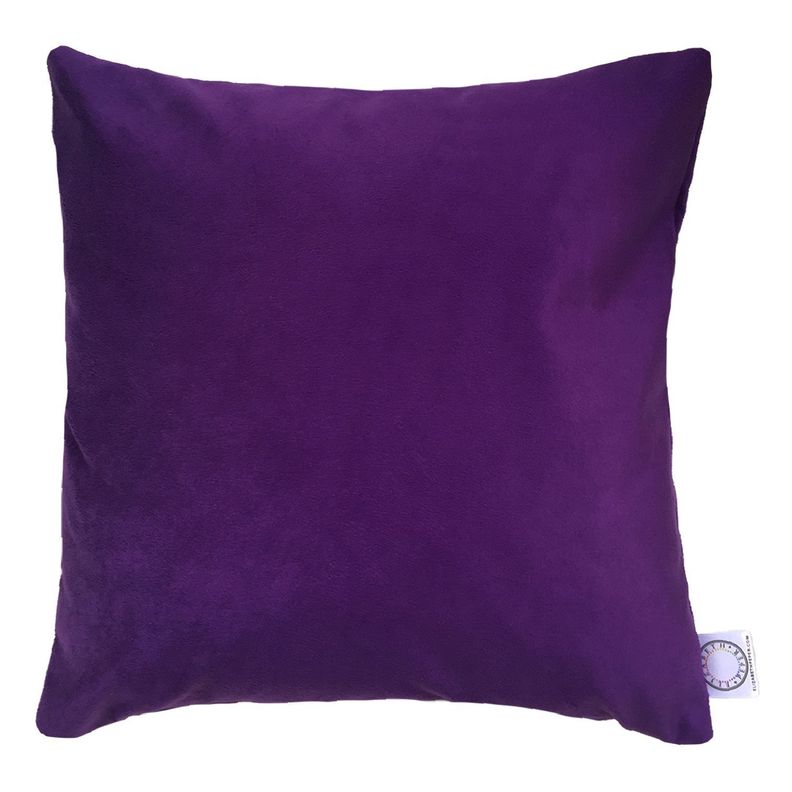 FUNDA COJIN DECORATIVO DISENO MORADO 50x50