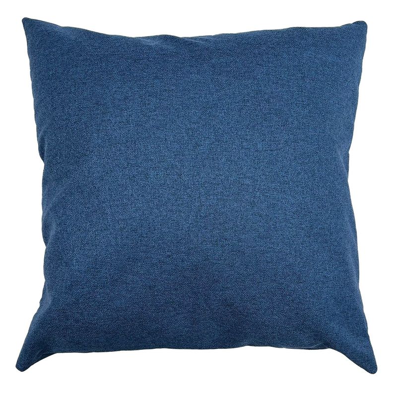 Funda Cojin Decorativo Diseno Lino Azul 45x45 No requiere variantes por talla