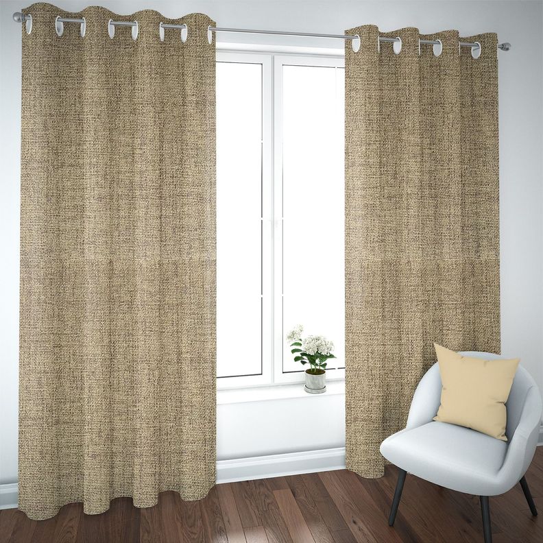 SET DE CORTINAS BLACKOUT 2 PAÑOS DE 140 X 220 CM BEIGE-0