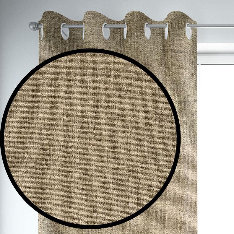 SET DE CORTINAS BLACKOUT 2 PAÑOS DE 140 X 220 CM BEIGE-2