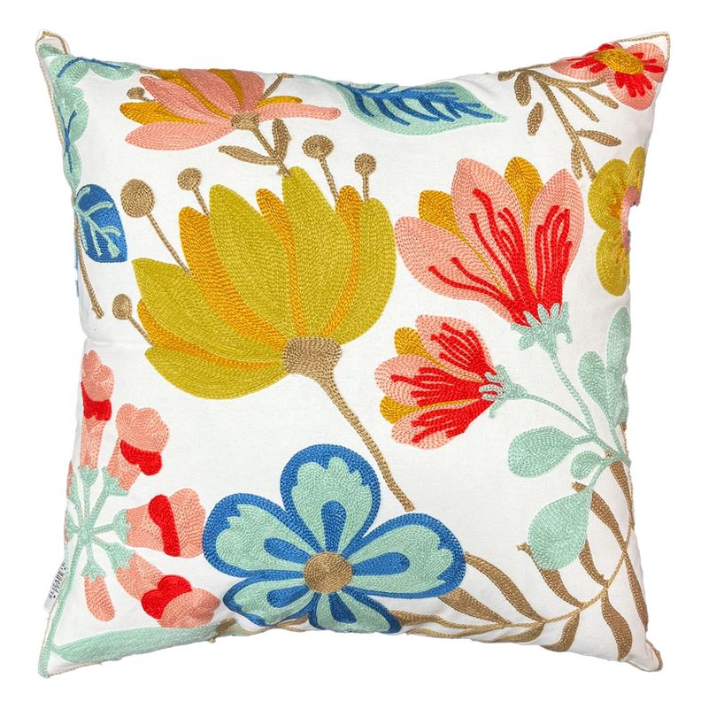Funda Cojin Decorativo Diseño Tulipan Amarillo 45x45-0