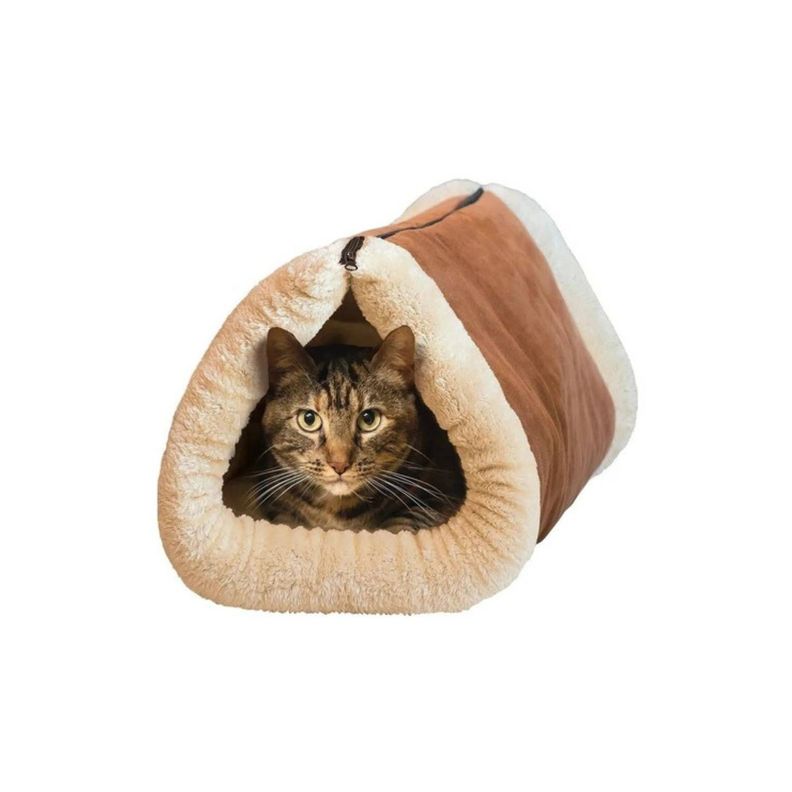 Cama Túnel Polar Para Gatos 2 En 1 Mascotas-0