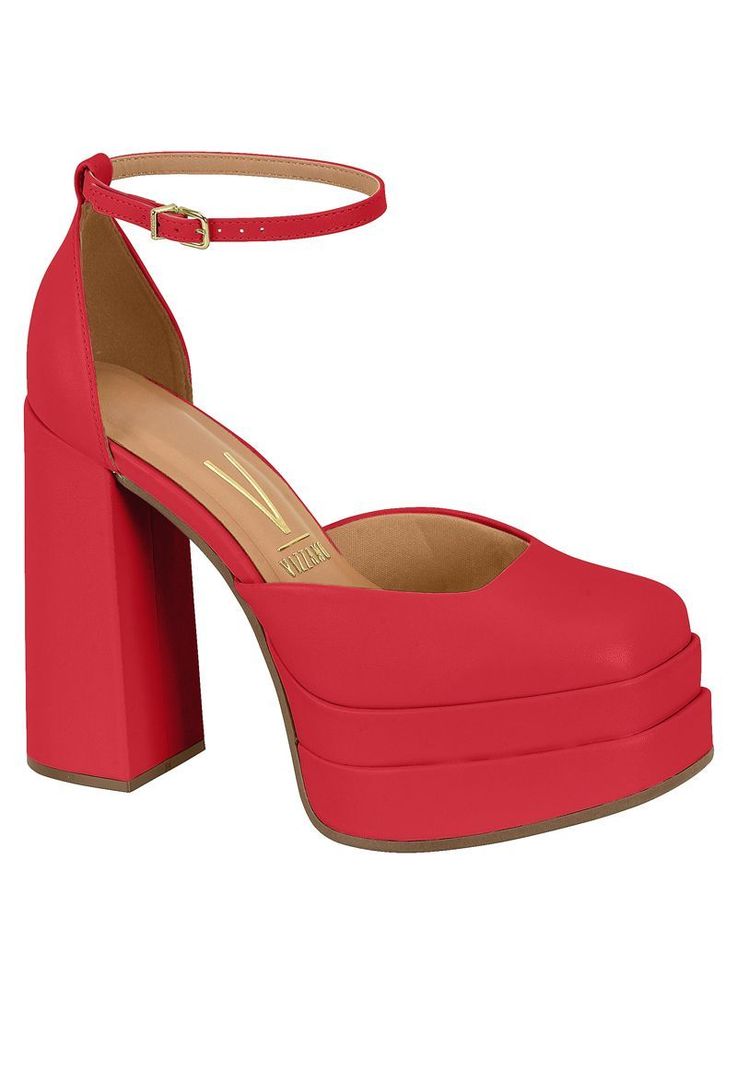Zapato Fiesta Plataforma Vizzano Rojo 1395.101.7286.86347-0