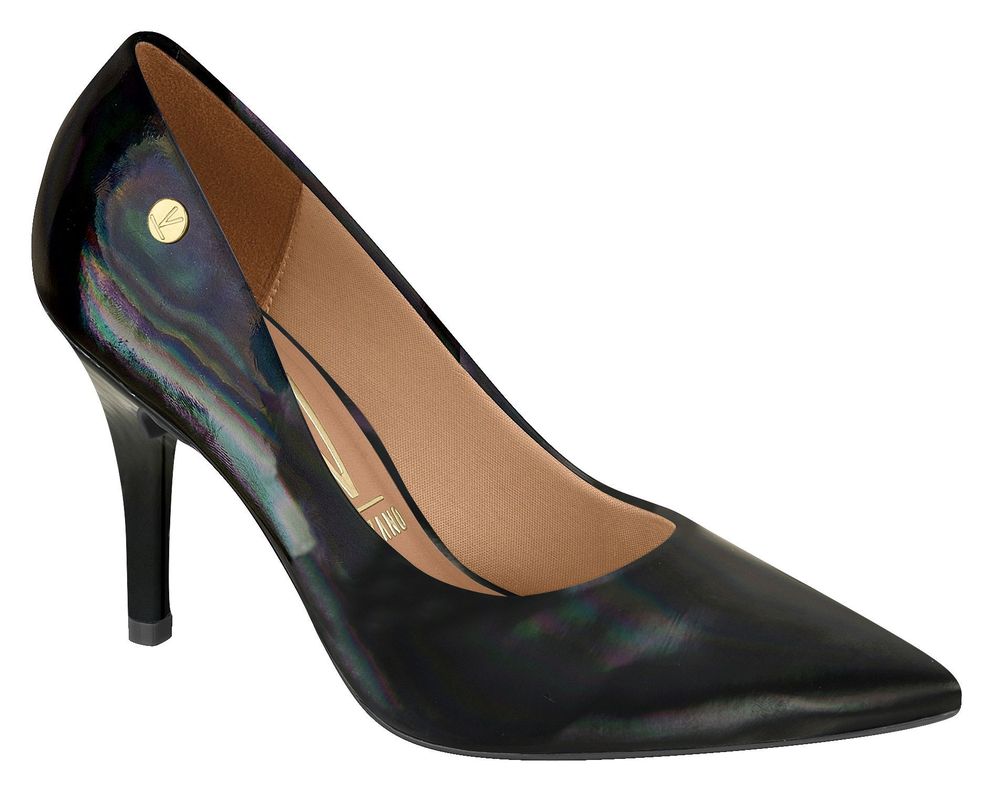 Zapato Stiletto Negro Vizzano Holográfico-0