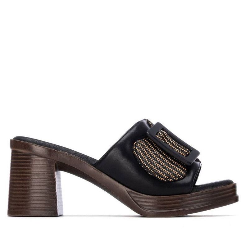 Sandalia Mujer Taco REFRESH 175028 Negro