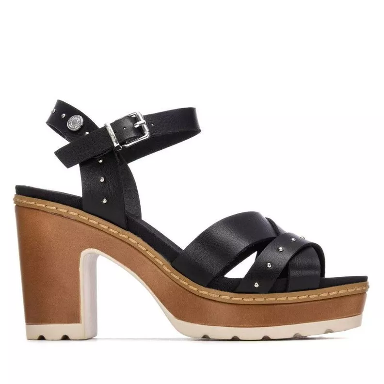 Sandalia Mujer Taco REFRESH 175207 Negro