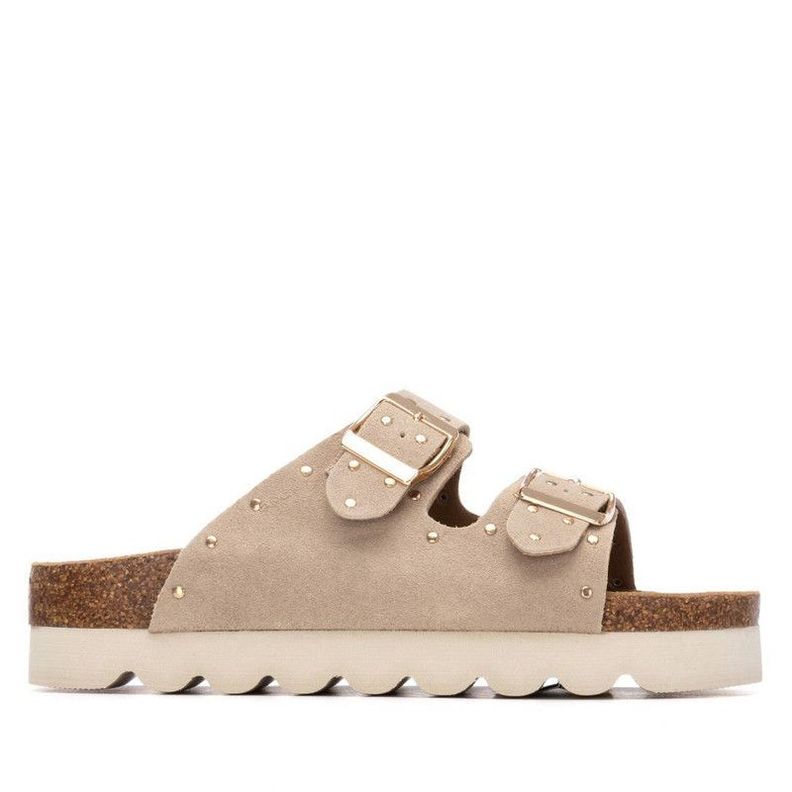 Sandalia Mujer Cuero REFRESH 175009