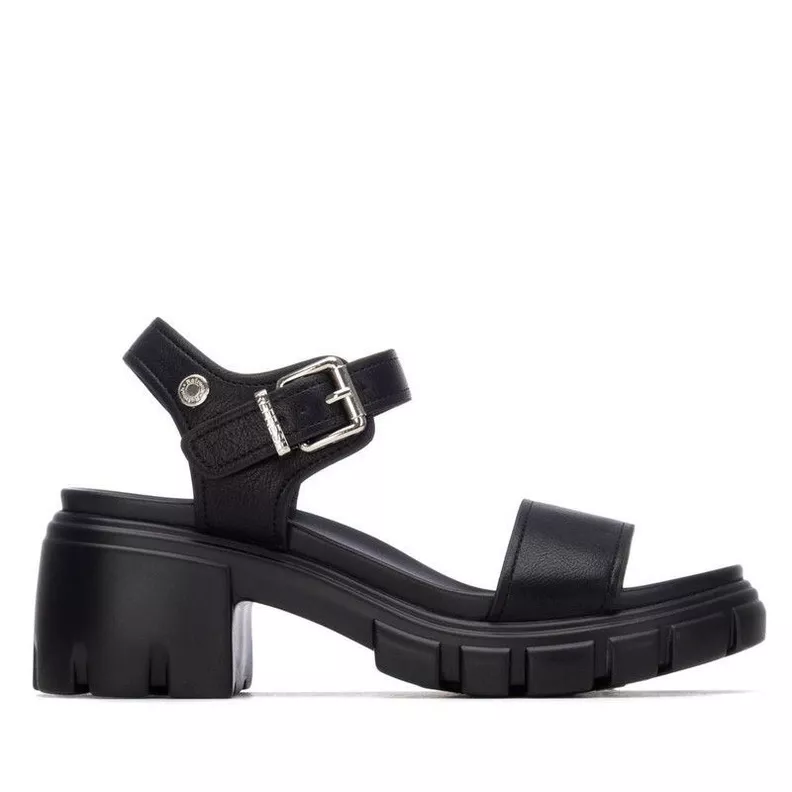 Sandalia Mujer Taco REFRESH 175283 Negro