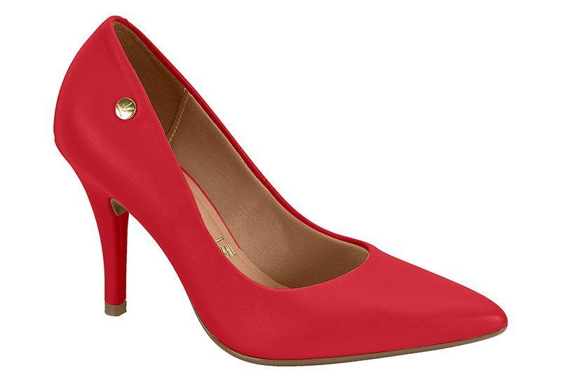 Zapato Vestir Stiletto Mujer Vizzano Rojo-0