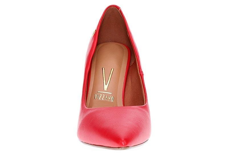 Zapato Vestir Stiletto Mujer Vizzano Rojo-2