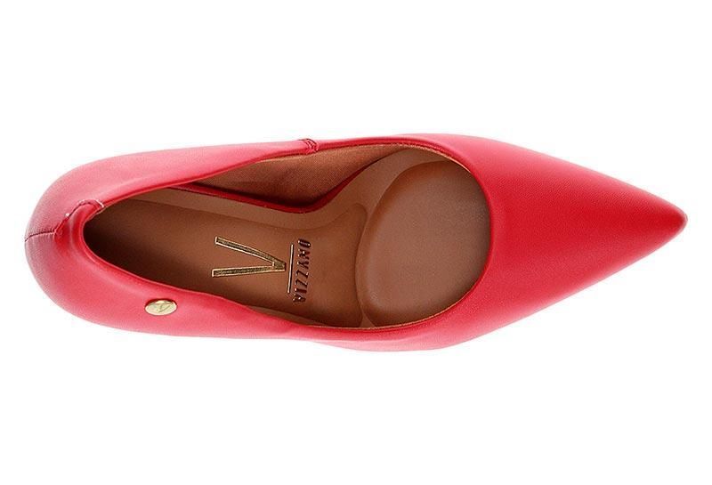 Zapato Vestir Stiletto Mujer Vizzano Rojo-5