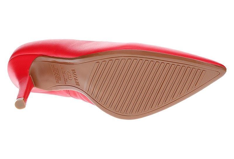 Zapato Vestir Stiletto Mujer Vizzano Rojo-6