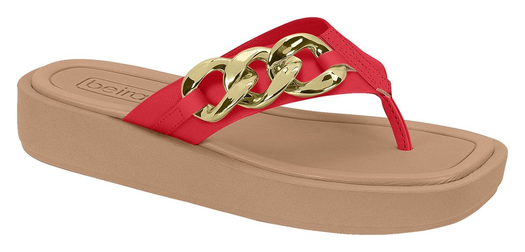 Sandalia Beira Rio Rojo 8487.207.9569.86347-0