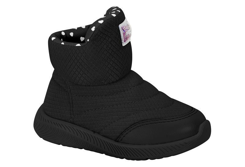 Botin Niña Negro Molekinha