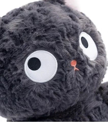 Peluche Suave de Gato Negro Kawaii-2