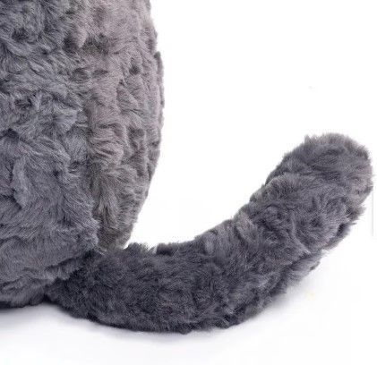 Peluche Suave de Gato Negro Kawaii-3