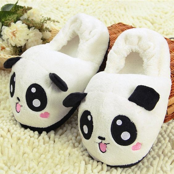 Pantuflas Unisex Diseño Panda T 35-42-1