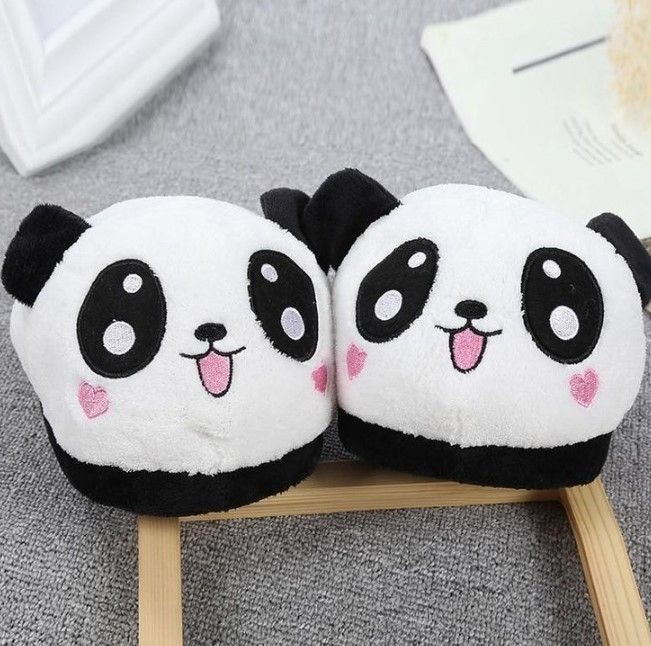 Pantuflas Unisex Diseño Panda T 35-42-3