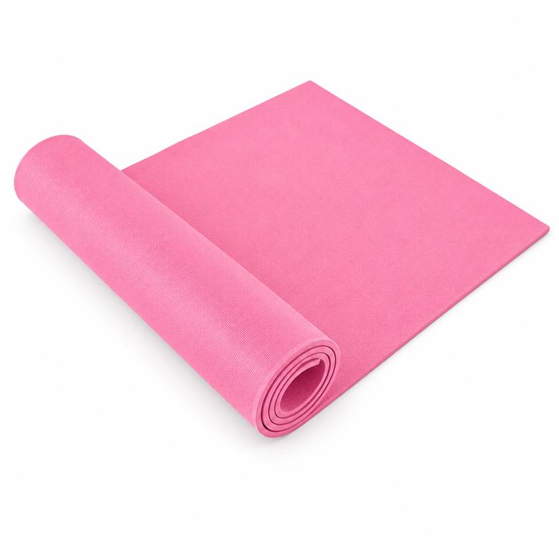 Banda Elastica Plana Tipo Tela, Resistente para Yoga y Rehabilitacion Rosado