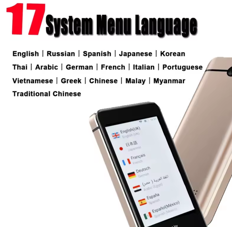 Traductor de Idiomas Inteligente, pantalla Táctil 127 idiomas -1