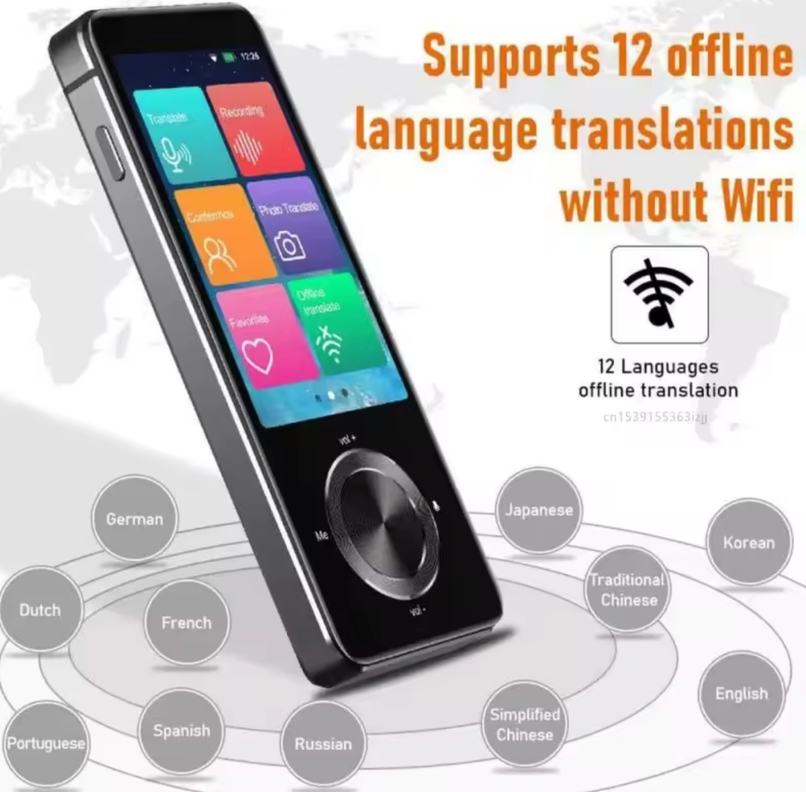 Traductor de Idiomas Inteligente, pantalla Táctil 127 idiomas -2