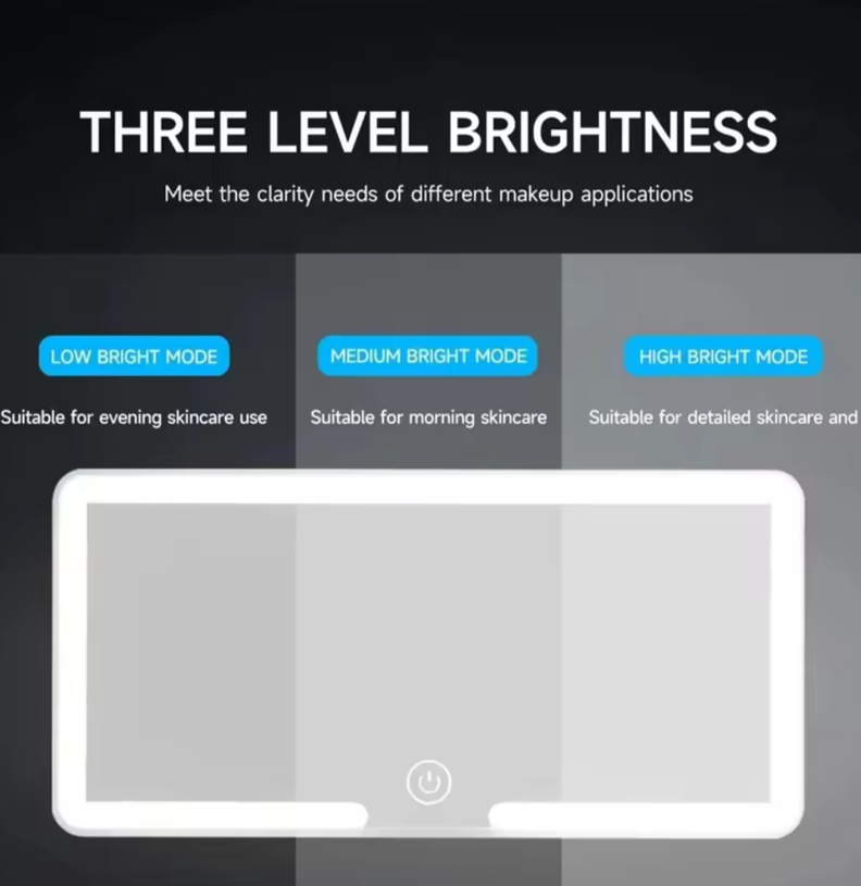 Espejo de Maquillaje con Luz Led para retrovisor de Auto -3