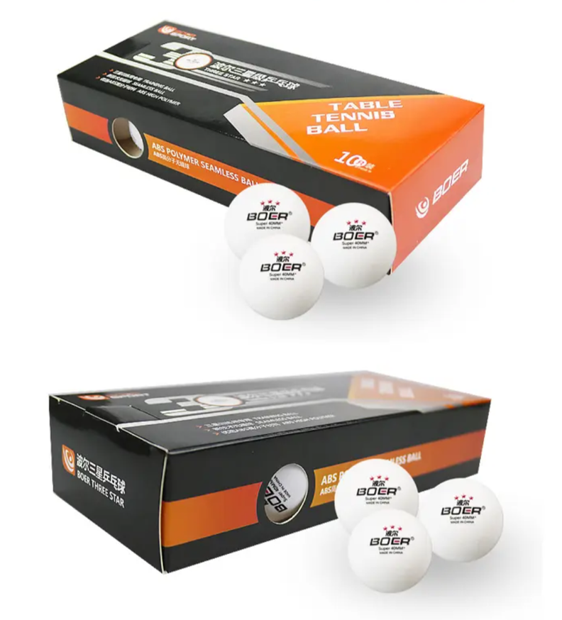 Set Pelotas de Ping Pong 3 Estrellas caja de 10 unidades-3