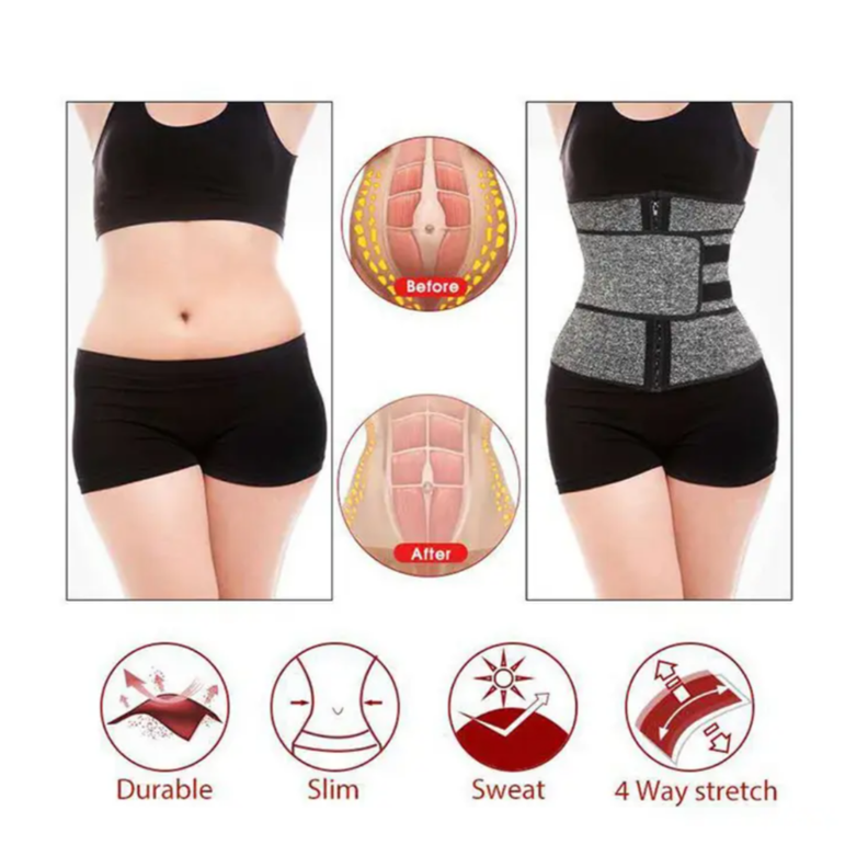 Faja Modeladora, Reductora de cintura y abdomen Premium -4