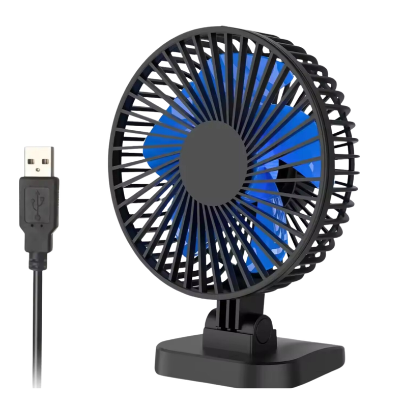 Mini Ventilador USB para mesa de oficina, escritorio,  silencioso-0