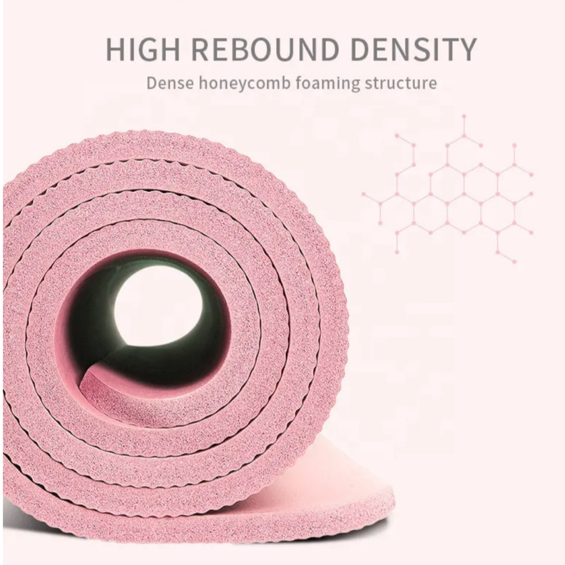 Mat de Yoga Pilates, Colchoneta Gruesa de 10mm antideslizante -1