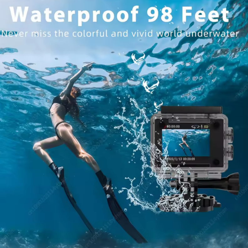 Cámara Deportiva 4k Wi-fi Sumergible 30mts Ultra Hd-3
