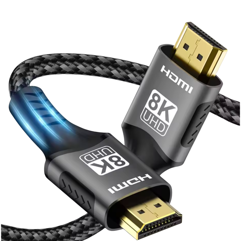 Cable HDMI  Reforzado 8k @ 60hz De 3 Metros Ultra Hd, 2.1v-0