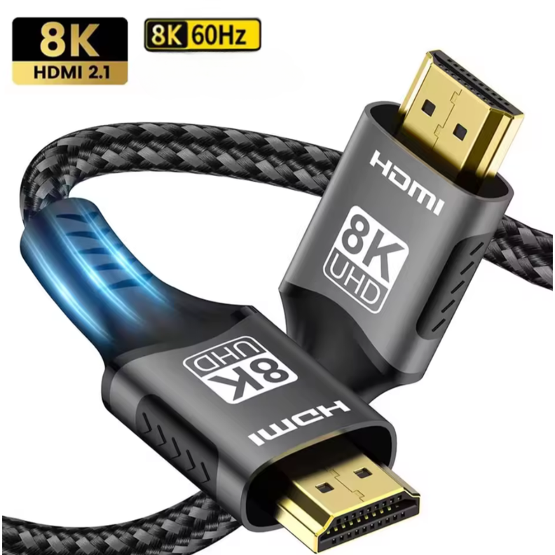 Cable HDMI  Reforzado 8k @ 60hz De 3 Metros Ultra Hd, 2.1v-1