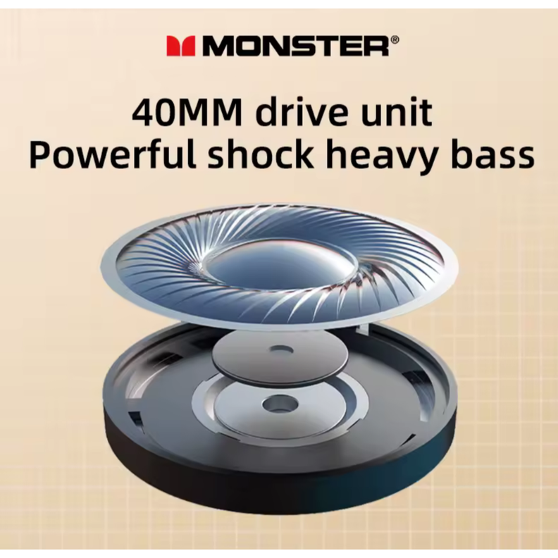 Audífonos Monster Xkh01 Con Bluetooth 5,3 Baja Latencia-4
