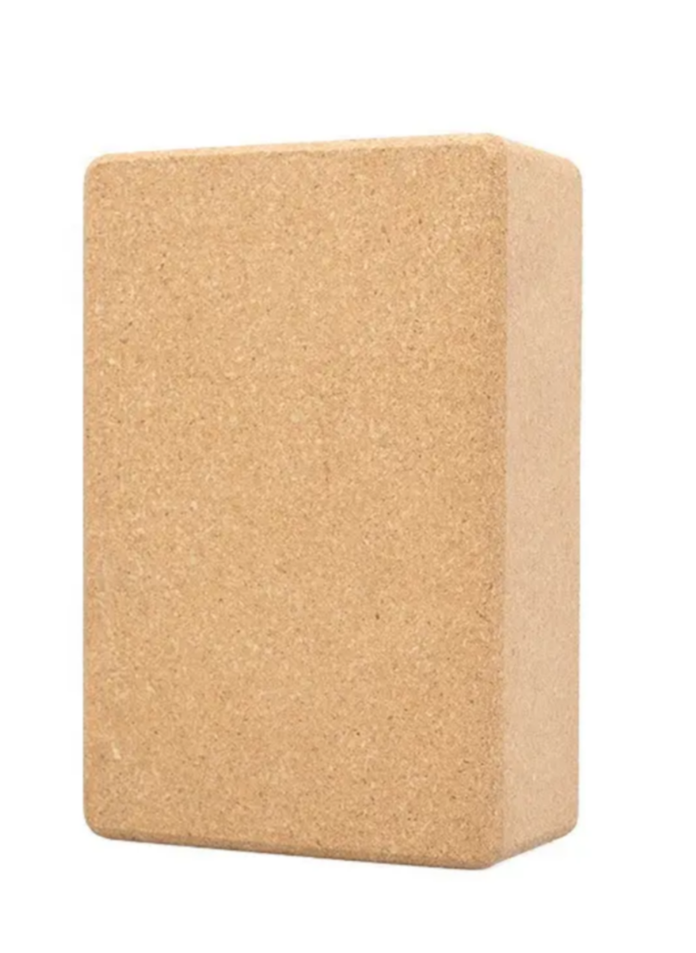 Bloque de Yoga Corcho Pilates Elongación Alta Densidad Ecologico-0