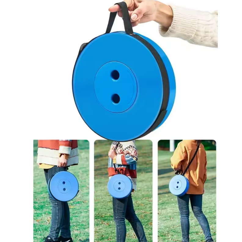 Silla Retráctil Taburete Plegable Camping Tipo Telescopio-3