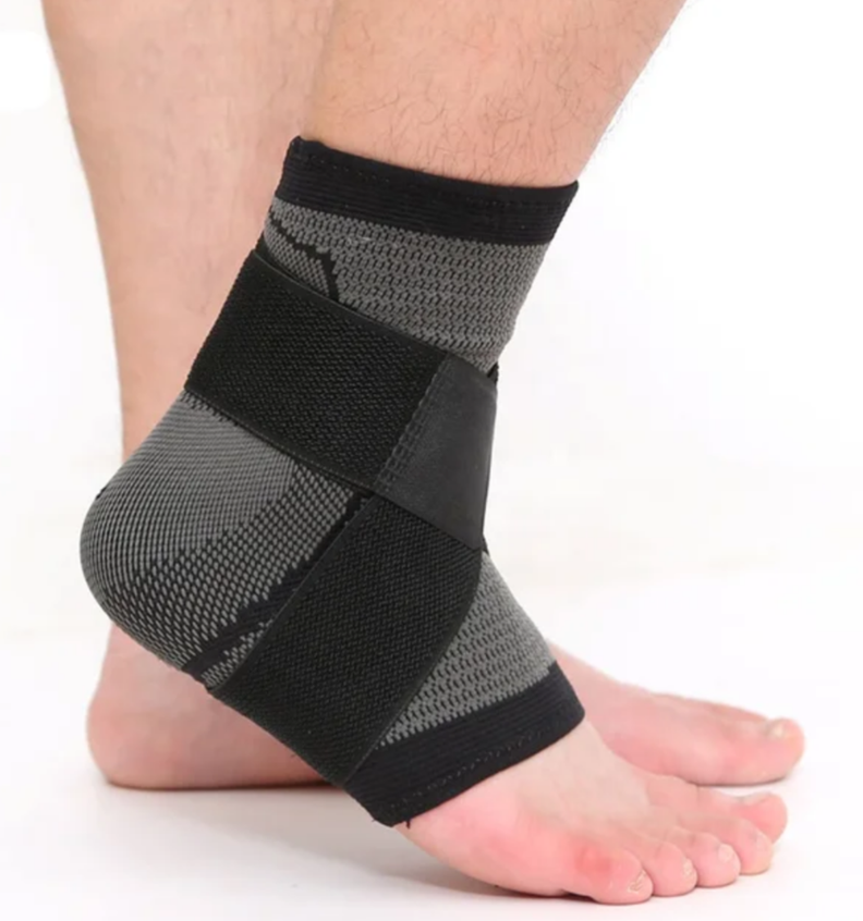 Tobillera Deportiva, Venda de Compresión Doble,  Ajustable -1
